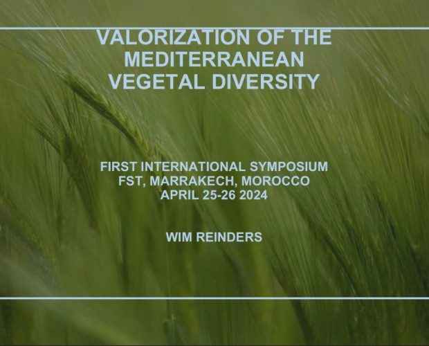 First International Congress on the Enhancement of Mediterranean Vegetal Biodiversity