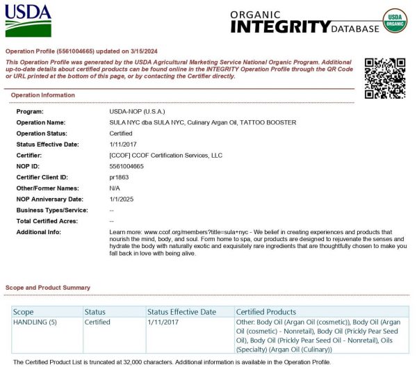 USDA actively promotes its organic label